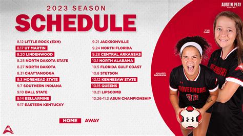 APSU Soccer releases 2023 Schedule - Clarksville Online - Clarksville ...