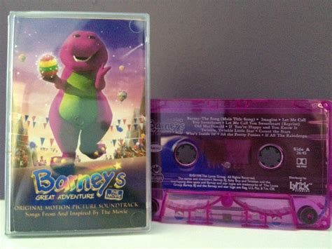 My '90s movie soundtrack cassettes. • Barney’s Great Adventure (1998 ...