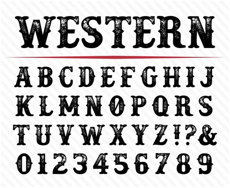 Western Font Wild West Font Old West Font Western Font Styles Cowboy ...