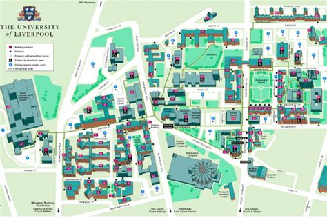 University Of Liverpool Map