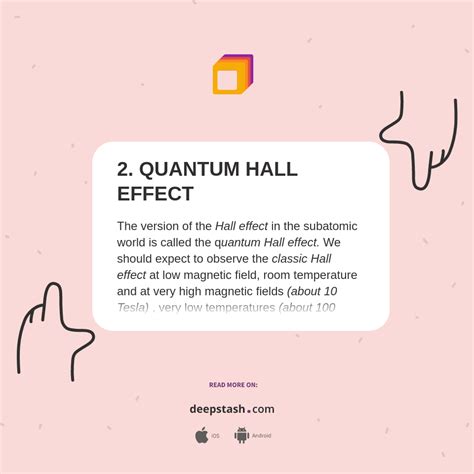 2. QUANTUM HALL EFFECT - Deepstash