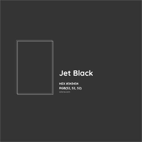 Jet Black Color Code (Hex RGB CMYK), Paint, Palette, Image - colorxs.com