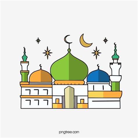 15+ Top GIF Masjid Kartun