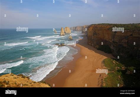 Sunrise colors in Twelve Apostles - Australia Stock Photo - Alamy