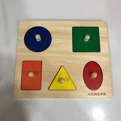 Montessori shapes puzzle, Babies & Kids, Infant Playtime on Carousell