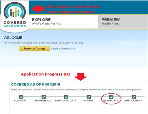 How to Report Application Changes | Health for California