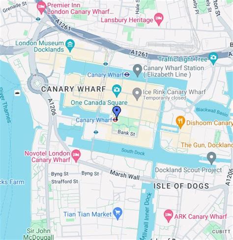 Canary Wharf Tube Station - London - Google My Maps