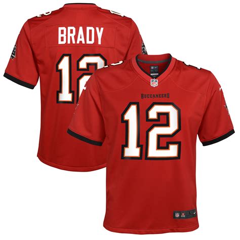 Youth Tampa Bay Buccaneers Tom Brady Nike Red Game Jersey