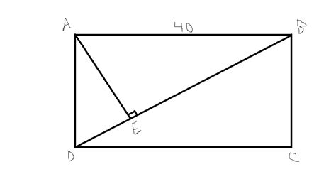 Geometry Right triangles in a rectangle, find the area. - Mathematics ...