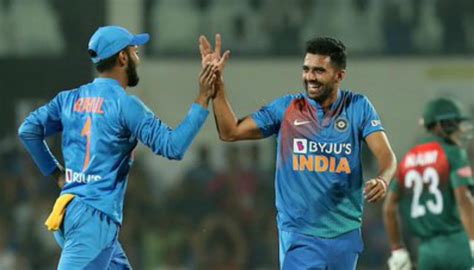 Cricket: India's Deepak Chahar records best-ever T20 International ...