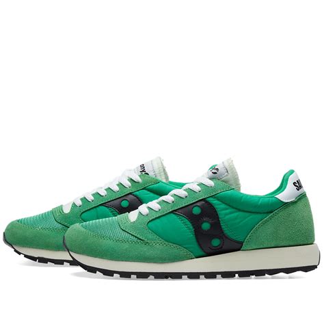 Saucony Jazz Original Vintage Green, White & Black | END.