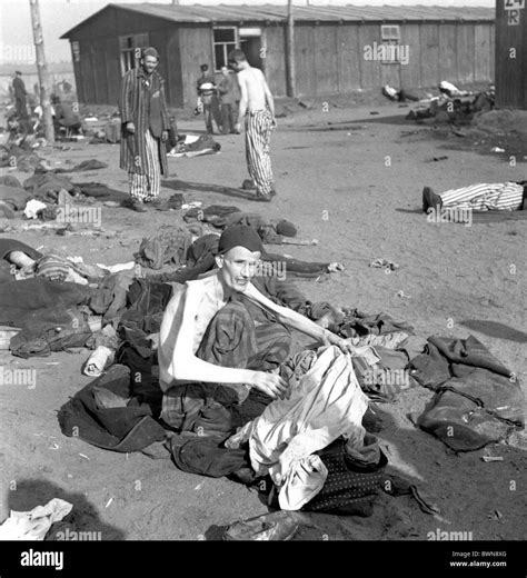 World War II Bergen-Belsen concentration camp Germany Europe April 17 ...