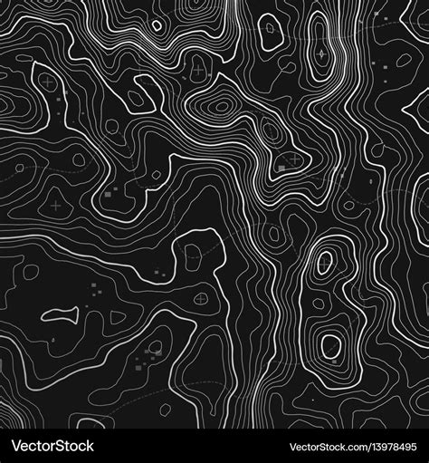 Topographic map background with space for copy Vector Image