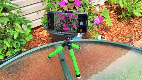 Phone Tripod Mount, Cell Phone Holder for Tripod iPhone Samsung More