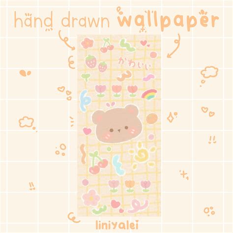 Fond décran Kawaii phone et iPhone / Fond décran mignon pour - Etsy France