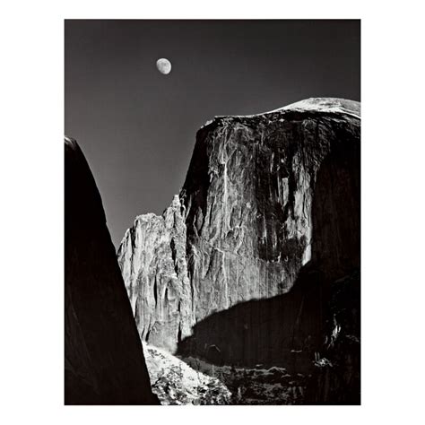 ANSEL ADAMS | 'MOON AND HALF DOME, YOSEMITE NATIONAL PARK' | Classic ...