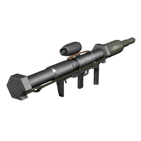 Anti-tank Rocket Launcher Panzerfaust 3 3D Model by panaristi