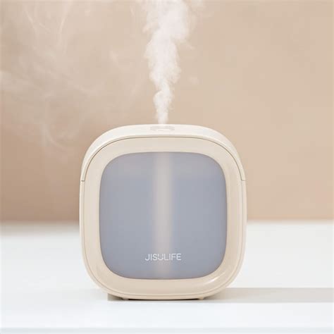 JISULIFE Portable Mini Humidifier Rechargeable, Night Light Small ...