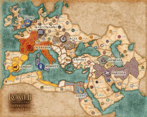 We’re breaking up: Rome II’s Imperator campaign map is a fractured mess ...