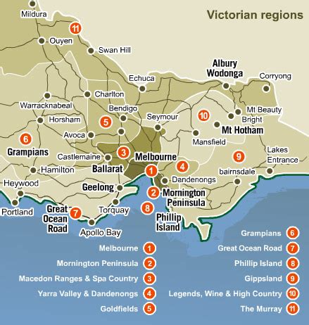 Victoria Map - Victoria Australia • mappery