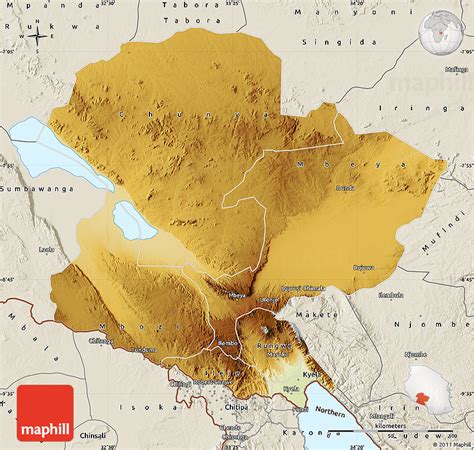 Physical Map Of Mbeya | Images and Photos finder