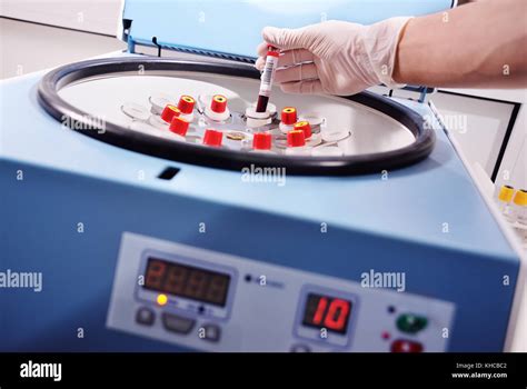 Medical laboratory centrifuge Stock Photo - Alamy