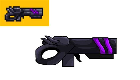 The Onyx Blaster! How about this one? :) (made in paint too) : r/Terraria