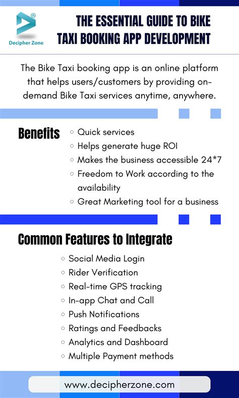 The Essential Guide to Bike Taxi Booking App Development