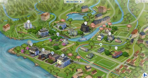 Newcrest Sims 4 Map Ideas : The Sims 4: These Fan-made World Maps Are ...