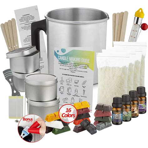 CraftBud Complete DIY Candle Making Kit Supplies for Adults and Kids ...