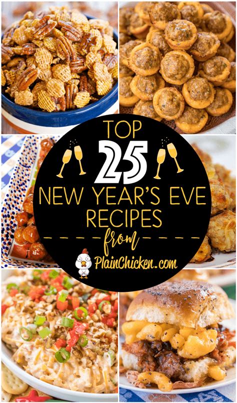 Top 25 New Years Eve Party Recipes | Party food appetizers, New years ...