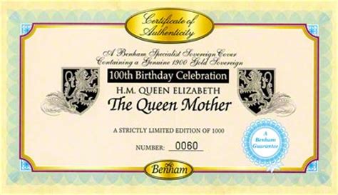 Philatelic Numismatic Covers PNC - 2000 The 100th year of H M Queen ...