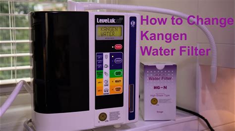 How to change/replace water filter for Kangen LeveLuk SD series (SD501 ...