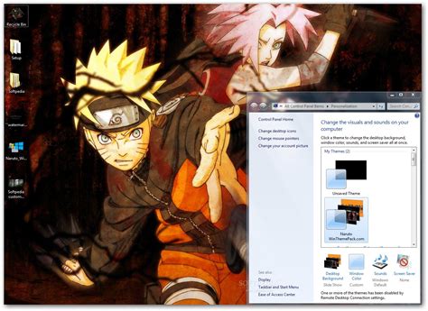 Naruto Windows Theme Download: A theme inspired by the Naruto ninja anime