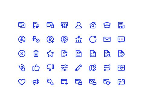 Icons 24x24 by Sergey Osokin on Dribbble