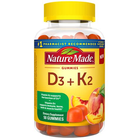 Vitamin D3 + K2 Gummies & Nature Made®