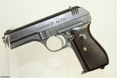 LATE WWII NAZI German fnh CZ vz. 27 Pistol .32 ACP