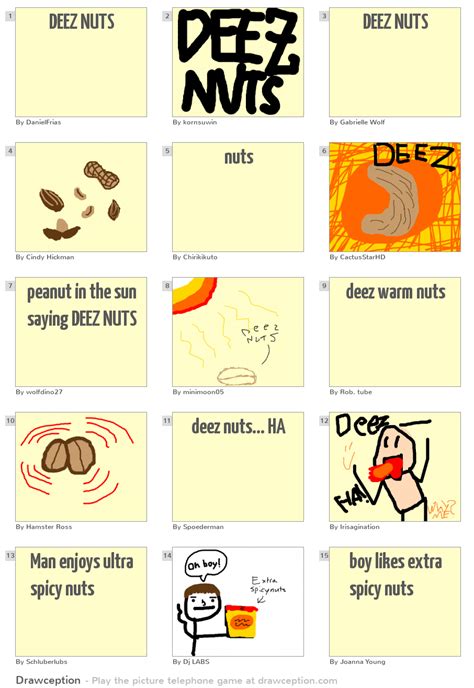 DEEZ NUTS - Drawception