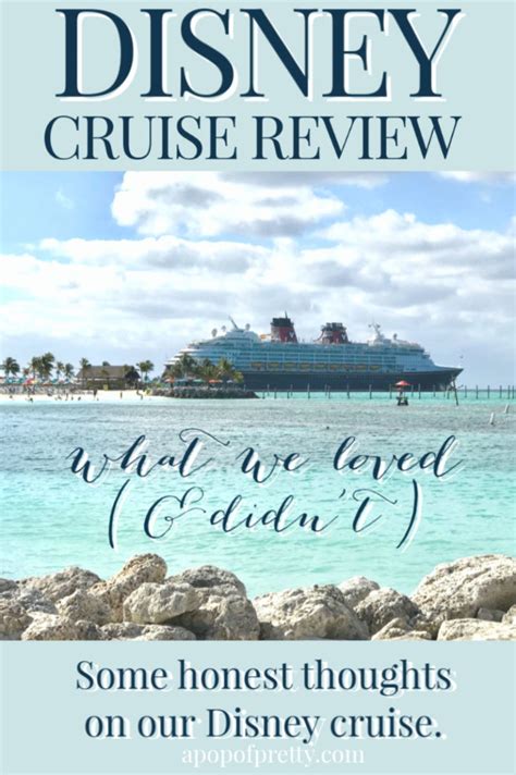 Disney Cruise Review: What We Loved (and Didn't) - A Pop of Pretty