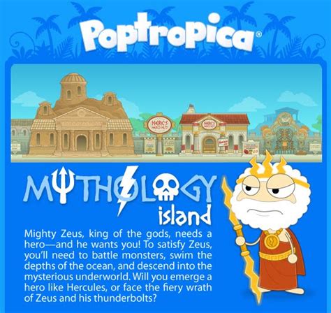 Poptropica mythology island walkthrough: Mythology Island walkthrough