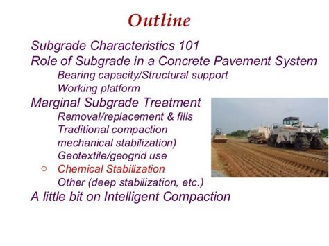 Subgrade Stabilization: Materials & Methods