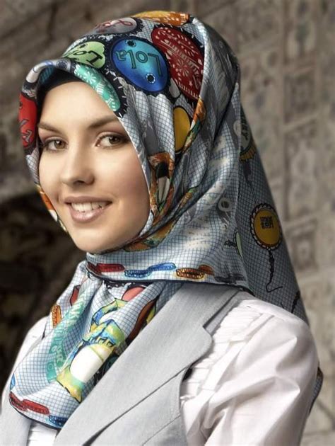 fancy hijab styles for the round face 2016 - Styles 7