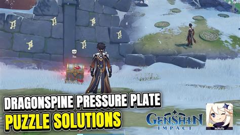 How to Solve Dragonspine Pressure Plate Puzzle Solution Trick Genshin ...