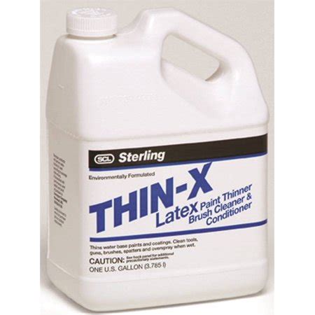 Savogran Thin-X Latex Paint Thinner, 1 gal, Clear, Liquid - Walmart.com