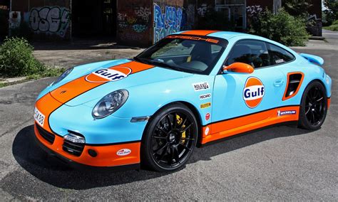 Gulf Racing Livery by CAM SHAFT for the Porsche 911 Turbo