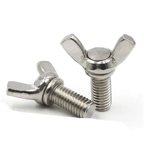 2pcs 304 Stainless Steel Butterfly Bolt M6*10/12...55 - Bolts - AliExpress