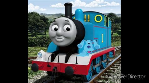 Thomas the Tank Engine meets Blue - YouTube