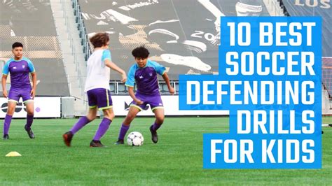 10 Best Soccer Defending Drills for Kids | Youth Soccer Defense Drills ...