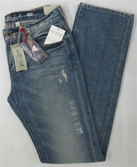 Guess Lincoln denim jeans, Men's Guess Lincoln slim fit, low rise ...