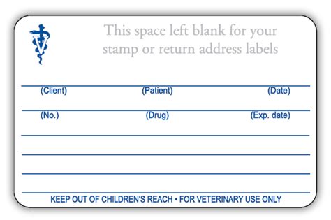 Medication Label Template